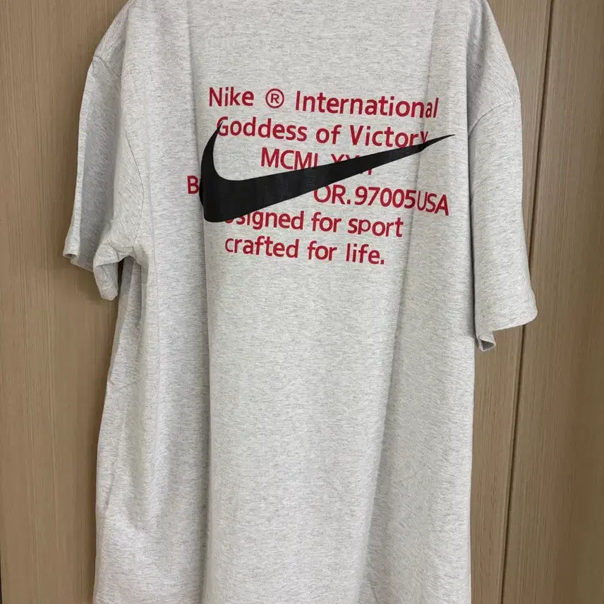 [SOLD OUT] 나이키 멜란지그레이 블랙로고 반팔티 XL,2XL