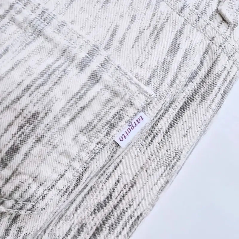 [BUNJANG] Targetto Brush Paint Wide Pants / targetto 타게토 브러시 페인트 와이드 팬츠