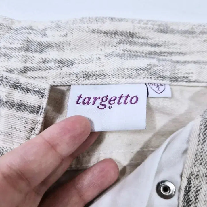 [BUNJANG] Targetto Brush Paint Wide Pants / targetto 타게토 브러시 페인트 와이드 팬츠