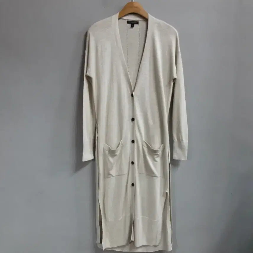[BUNJANG] Banana Republic Ivory Long Cardigan (S) / 바나나리퍼블릭 롱 가디건 아이보리 S