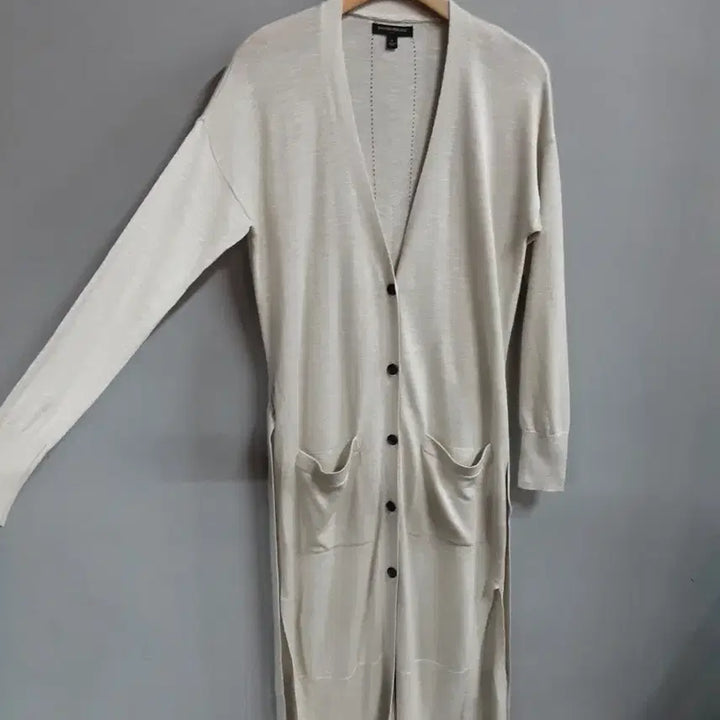 [BUNJANG] Banana Republic Ivory Long Cardigan (S) / 바나나리퍼블릭 롱 가디건 아이보리 S
