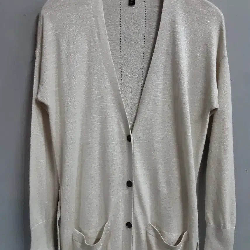 [BUNJANG] Banana Republic Ivory Long Cardigan (S) / 바나나리퍼블릭 롱 가디건 아이보리 S