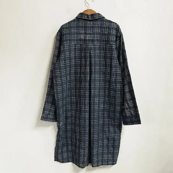[BUNJANG] MIELLO Check Pattern Long Shirt / 택새상품) 미엘로 체크 패턴 롱셔츠 free