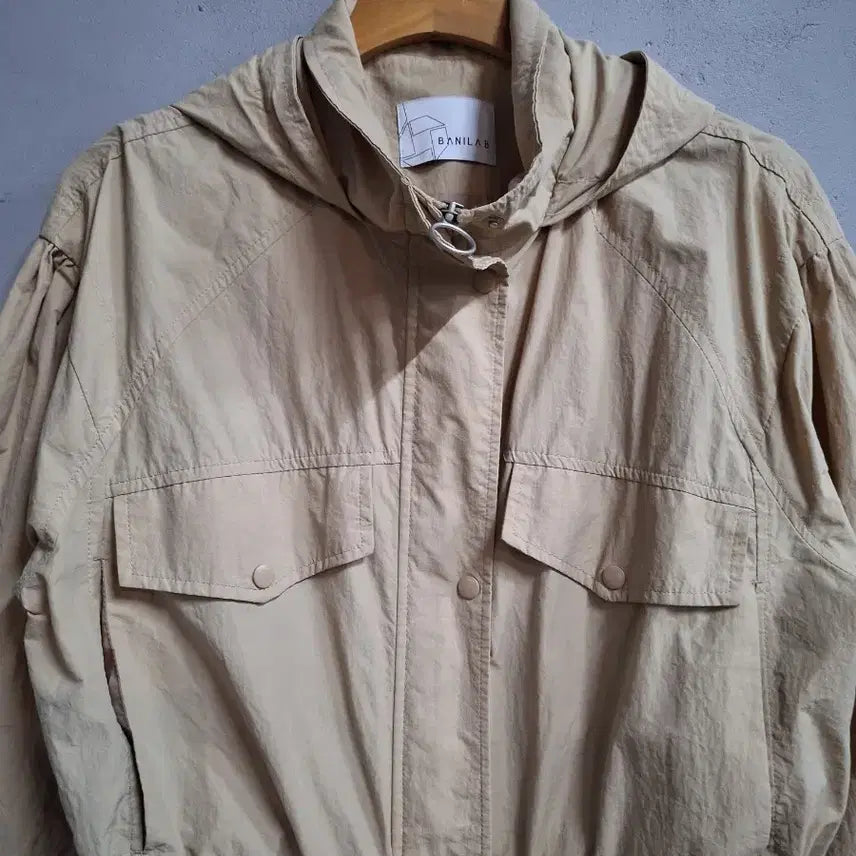[SOLD OUT] Banila B 후드 야상 점퍼 베이지 66