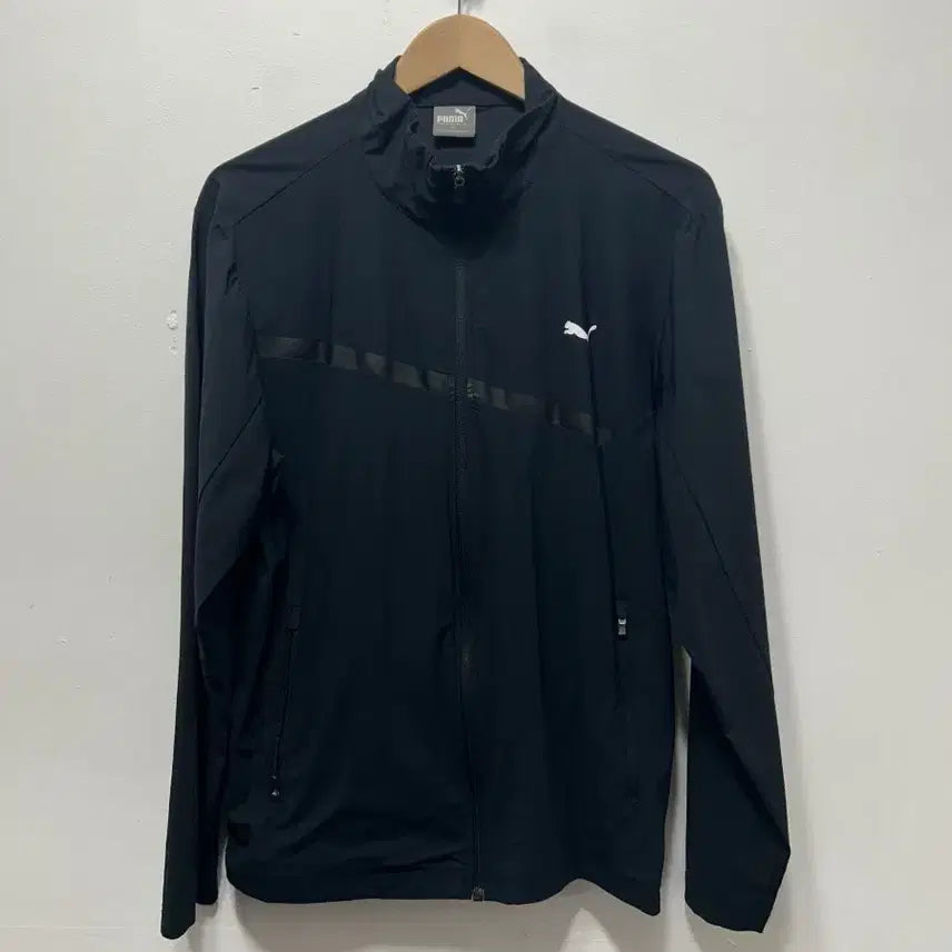 [BUNJANG] Puma Black Windbreaker Jacket XL / 푸마 블랙 바람막이 자켓 XL