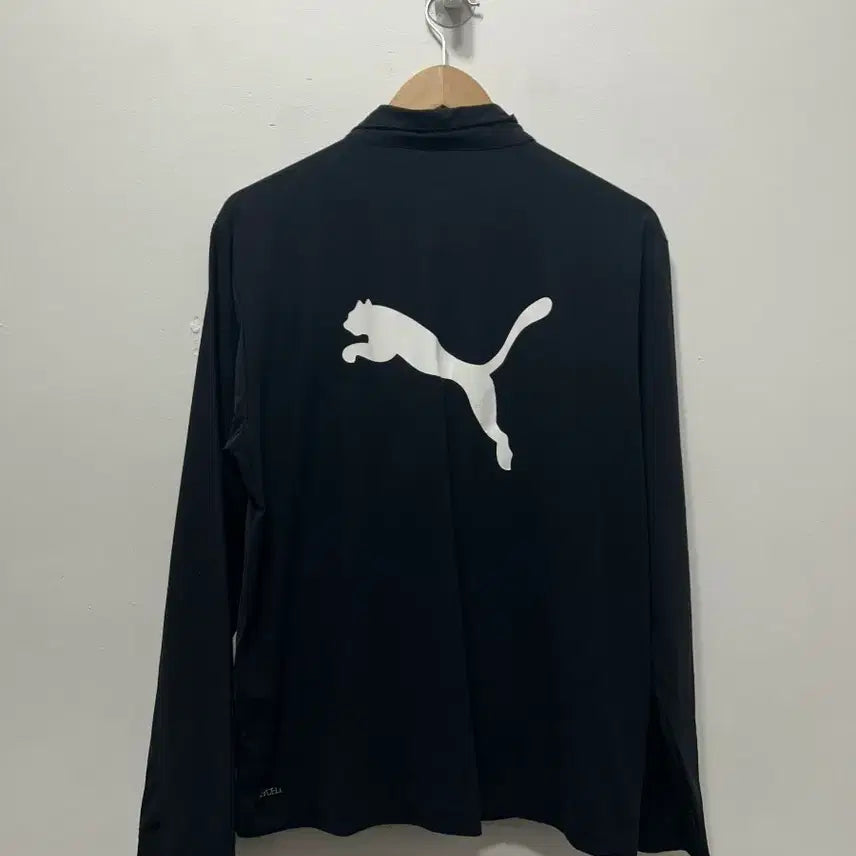 [BUNJANG] Puma Black Windbreaker Jacket XL / 푸마 블랙 바람막이 자켓 XL