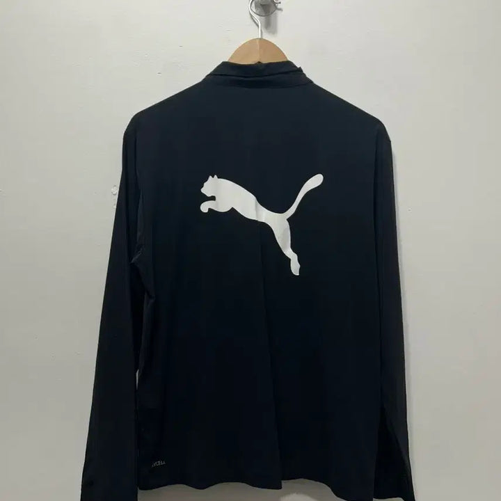 [BUNJANG] Puma Black Windbreaker Jacket XL / 푸마 블랙 바람막이 자켓 XL