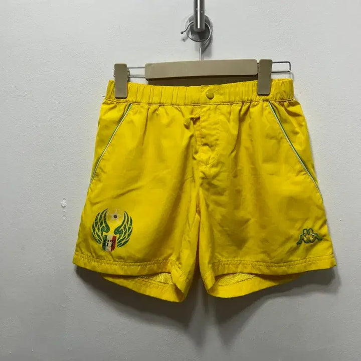 [BUNJANG] Kappa Yellow Shorts XS / 카파 옐로우 반바지 XS