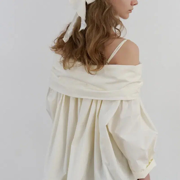 [BUNJANG] 리본빛 Julian Blouse - Ivory / 리본빛 Julian Blouse - Ivory