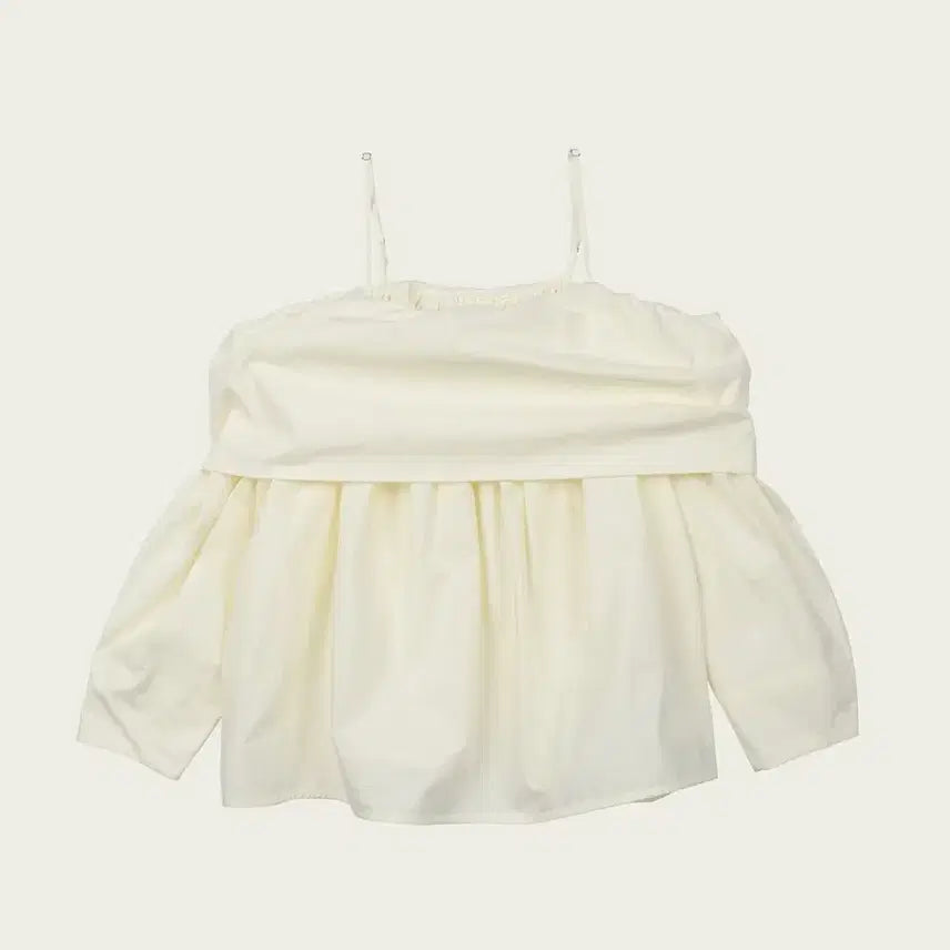 [BUNJANG] 리본빛 Julian Blouse - Ivory / 리본빛 Julian Blouse - Ivory