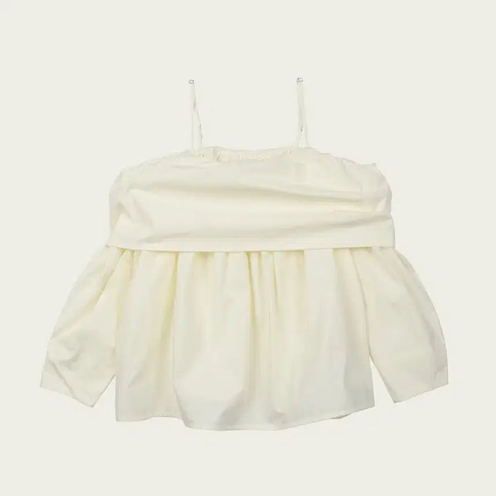 [BUNJANG] 리본빛 Julian Blouse - Ivory / 리본빛 Julian Blouse - Ivory