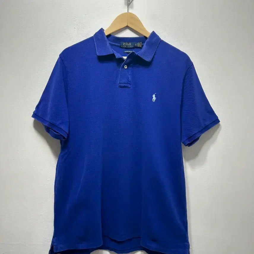 [SOLD OUT] 폴로 랄프로렌 블루 반팔 카라티 XL