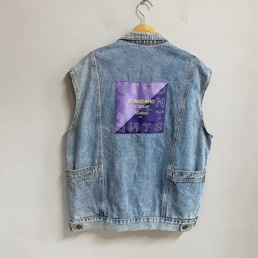 [BUNJANG] STANDARD Denim Vest / STANDARD 데님 청 조끼 free