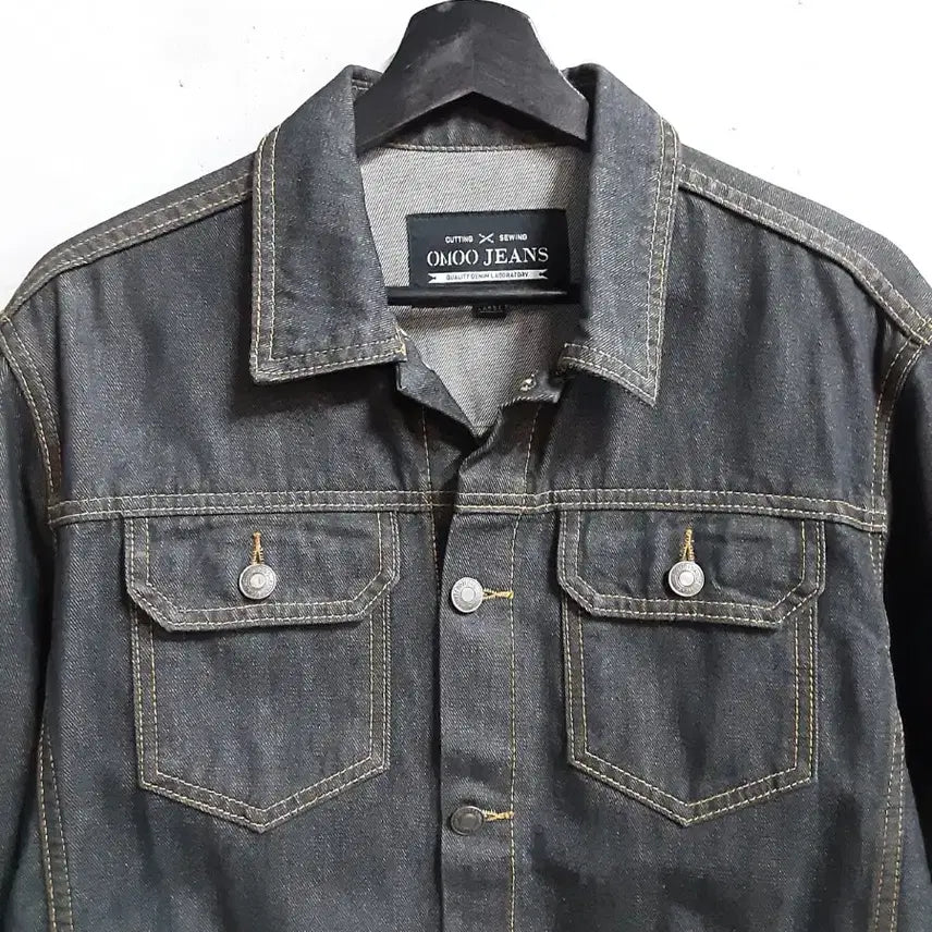 [BUNJANG] OMOO JEANS 데님 자켓 블랙 L / OMOO JEANS 데님 자켓 블랙 L