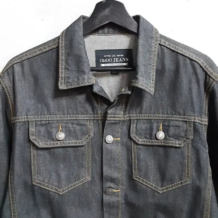 [BUNJANG] OMOO JEANS 데님 자켓 블랙 L / OMOO JEANS 데님 자켓 블랙 L