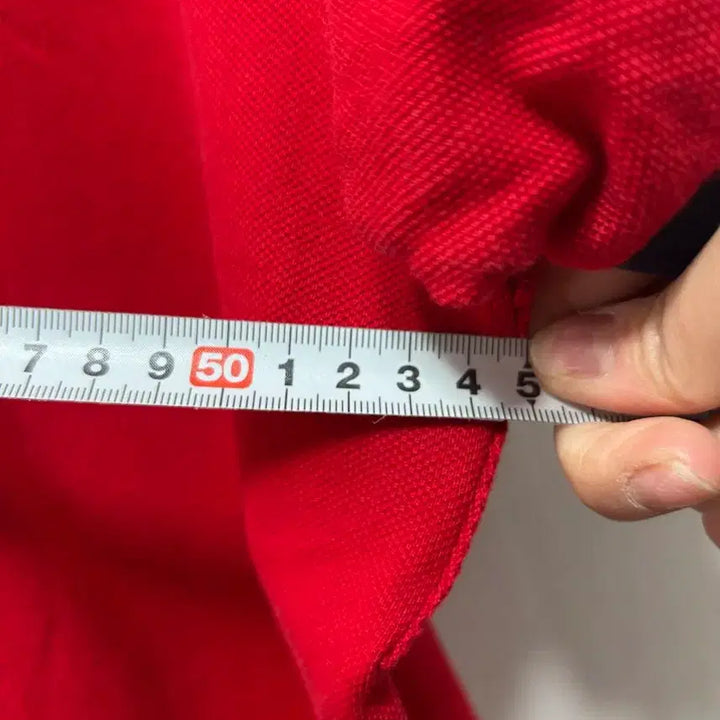 [SOLD OUT] 폴로 랄프로렌 레드 카라 반팔티 미국빈티지 L