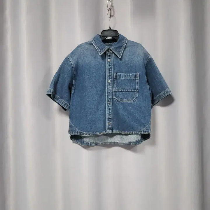 [SOLD OUT] 우영미 크롭 데님 셔츠
