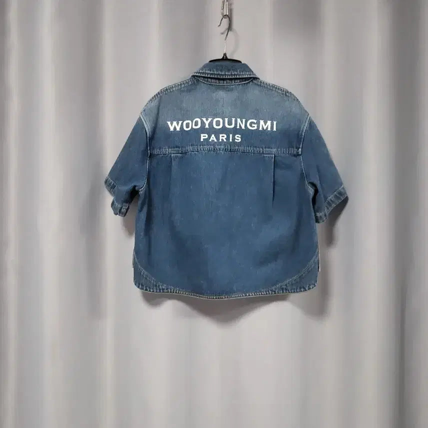 [SOLD OUT] 우영미 크롭 데님 셔츠