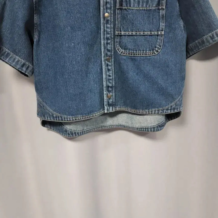 [SOLD OUT] 우영미 크롭 데님 셔츠
