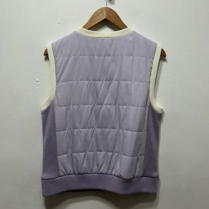 [BUNJANG] Beanpole Purple Knit Vest L / 빈폴 퍼플 컬러 니트 베스트 L