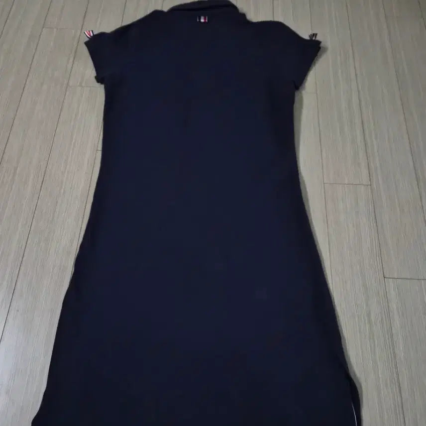 [BUNJANG] Moncler Navy Tri-Line Point Short-Sleeve Dress / 몽클레어 네이비 삼선 포인트 반팔 원피스