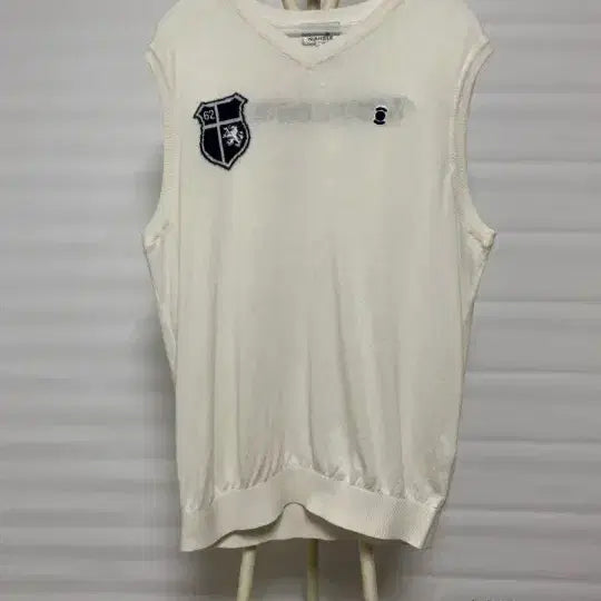 [BUNJANG] W.ANGLE White Knit Vest / W.ANGLE 화이트 니트 조끼 105