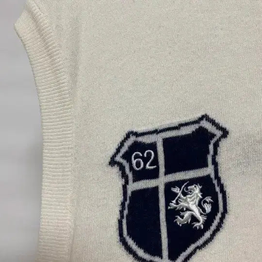 [BUNJANG] W.ANGLE White Knit Vest / W.ANGLE 화이트 니트 조끼 105