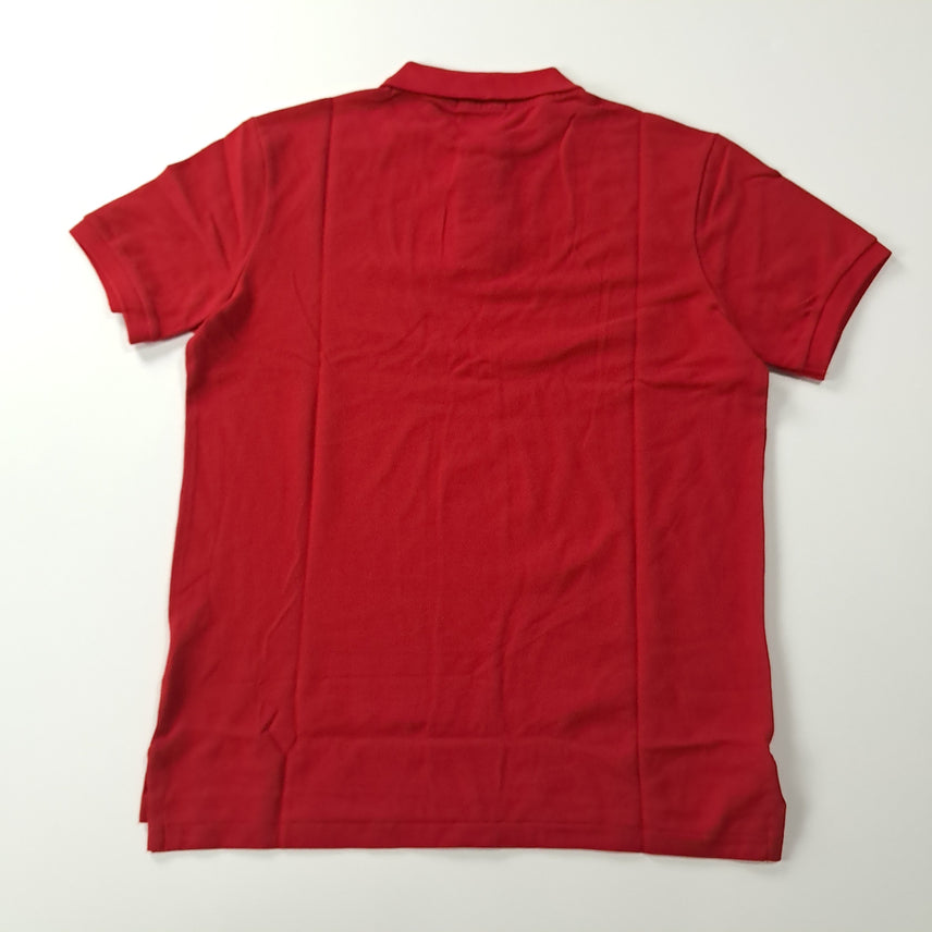[BUNJANG] Polo Ralph Lauren Custom Slim Fit Red Polo Shirt / CK337 M 폴로 커스텀슬림핏 레드 칼라 티셔츠