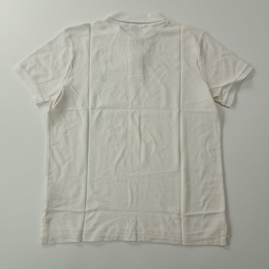 [BUNJANG] Polo Ralph Lauren Custom Slim Fit White Polo Shirt / CK338 L 폴로 커스텀슬림핏 화이트 칼라 티셔츠