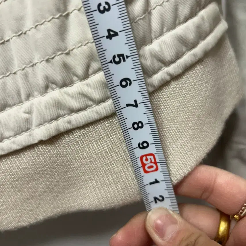 [BUNJANG] SYSTEM Ivory Bomber Jacket S / SYSTEM 시스템 아이보리 봄버 자켓 S