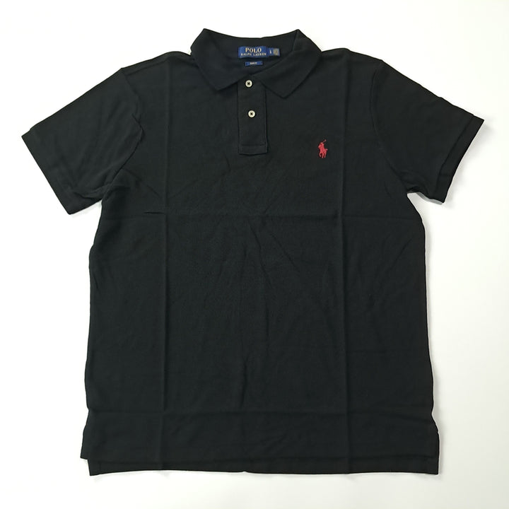 [BUNJANG] Polo Slim Fit Black Collar T-Shirt / CK340 L 폴로 슬림핏 블랙 칼라 티셔츠