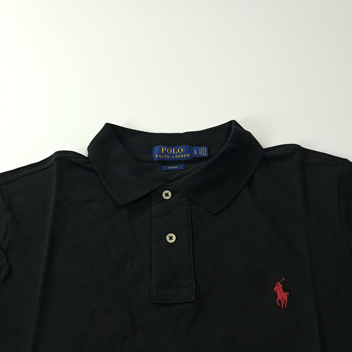 [BUNJANG] Polo Slim Fit Black Collar T-Shirt / CK340 L 폴로 슬림핏 블랙 칼라 티셔츠