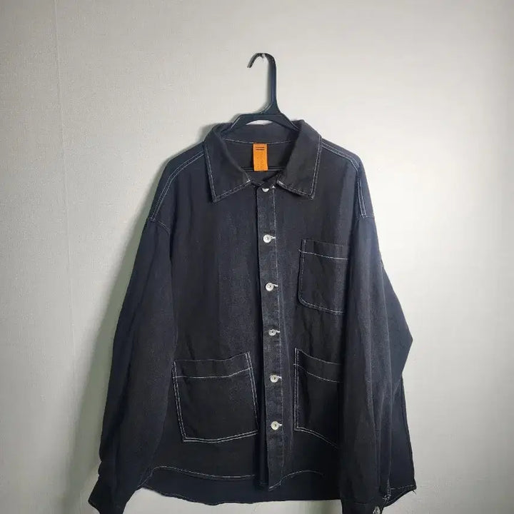 [BUNJANG] Attention Original Close Black Stitch Jacket / 어텐션 오리지널클로즈 블랙 스티치 자켓