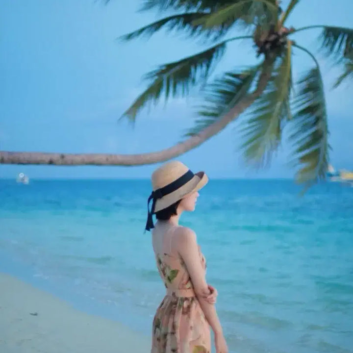 [BUNJANG] Amelie Milk Cocoa Draping Flower Dress / amelie 밀크코코아 자체제작 아멜리에 드레이핑 플라워 드레스 원피스