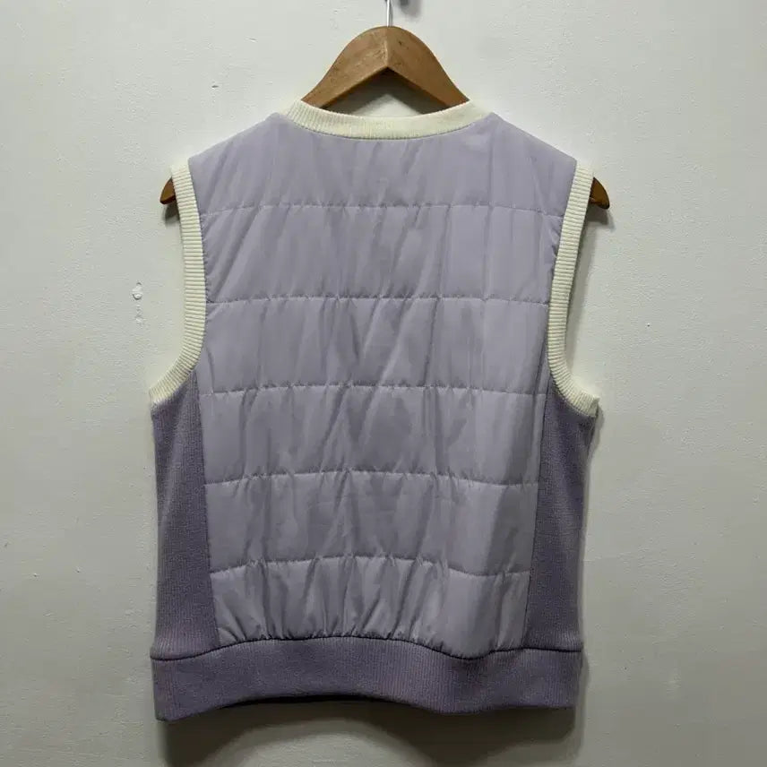 [BUNJANG] Beanpole Lavender Knit Vest L / 빈폴 라벤더 니트 베스트 조끼 L