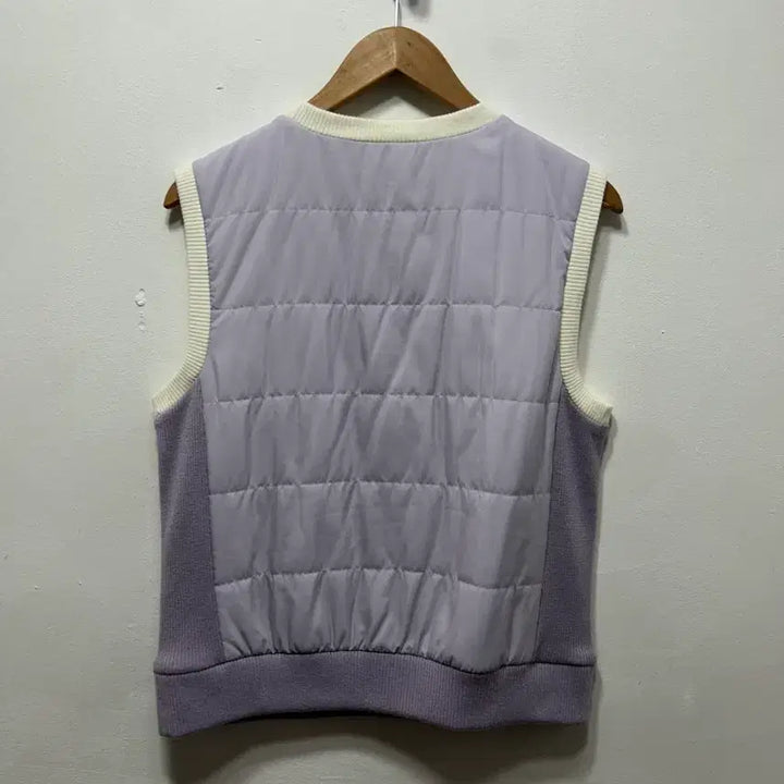 [BUNJANG] Beanpole Lavender Knit Vest L / 빈폴 라벤더 니트 베스트 조끼 L