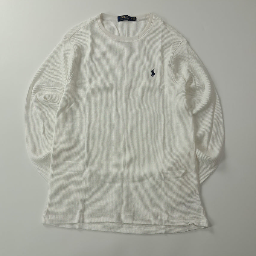 [BUNJANG] Polo White Waffle T-Shirt / CK343 2XL 폴로 화이트 와플 티셔츠