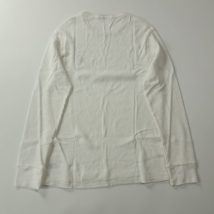 [BUNJANG] Polo White Waffle T-Shirt / CK343 2XL 폴로 화이트 와플 티셔츠