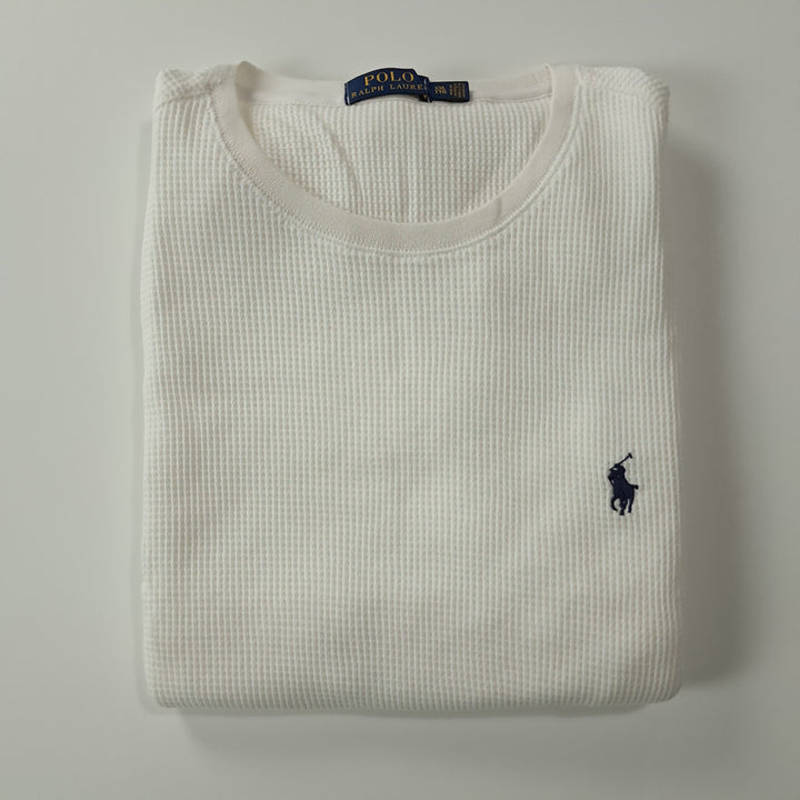 [BUNJANG] Polo White Waffle T-Shirt / CK343 2XL 폴로 화이트 와플 티셔츠