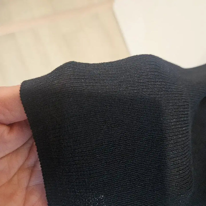 [BUNJANG] Relaxed Fit Knit T-Shirt / 차르르 니트 티셔츠