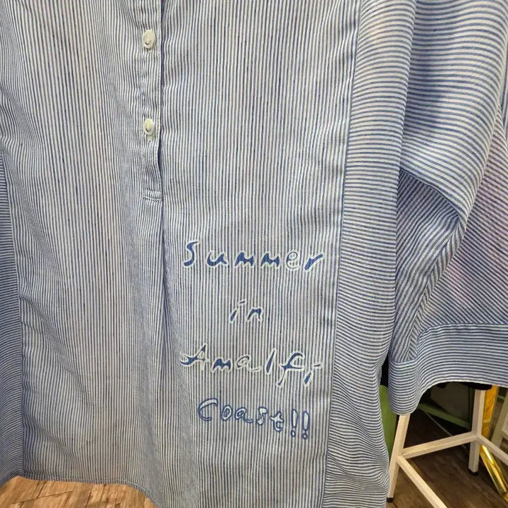 [BUNJANG] Zishen to GO Striped Shirt / zishen to GO 스트라이프 셔츠