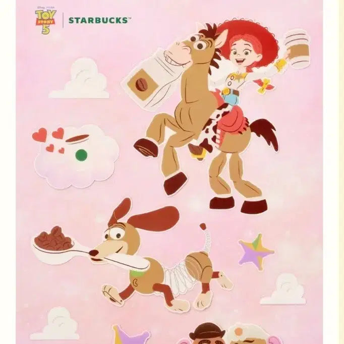 [BUNJANG] Starbucks Toy Story Glow-in-the-Dark Sticker / 스타벅스 토이스토리 야광 스티커 판매합니다