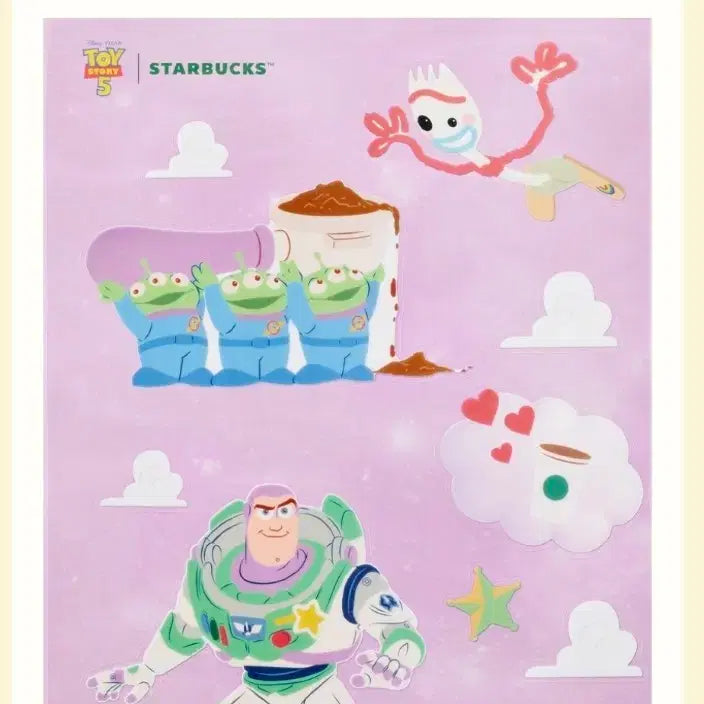 [BUNJANG] Starbucks Toy Story Glow-in-the-Dark Sticker / 스타벅스 토이스토리 야광 스티커 판매합니다