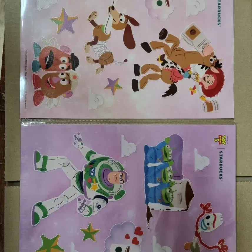 [BUNJANG] Starbucks Toy Story Glow-in-the-Dark Sticker / 스타벅스 토이스토리 야광 스티커 판매합니다