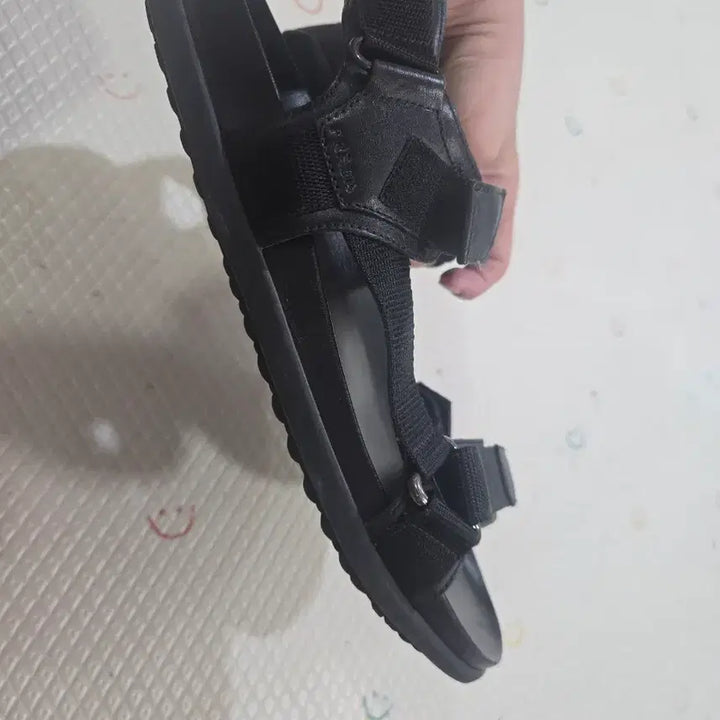 [BUNJANG] Prada Black Strap Sandals UK10 / 프라다 정품 블랙 스트랩 샌들 UK10 사이즈