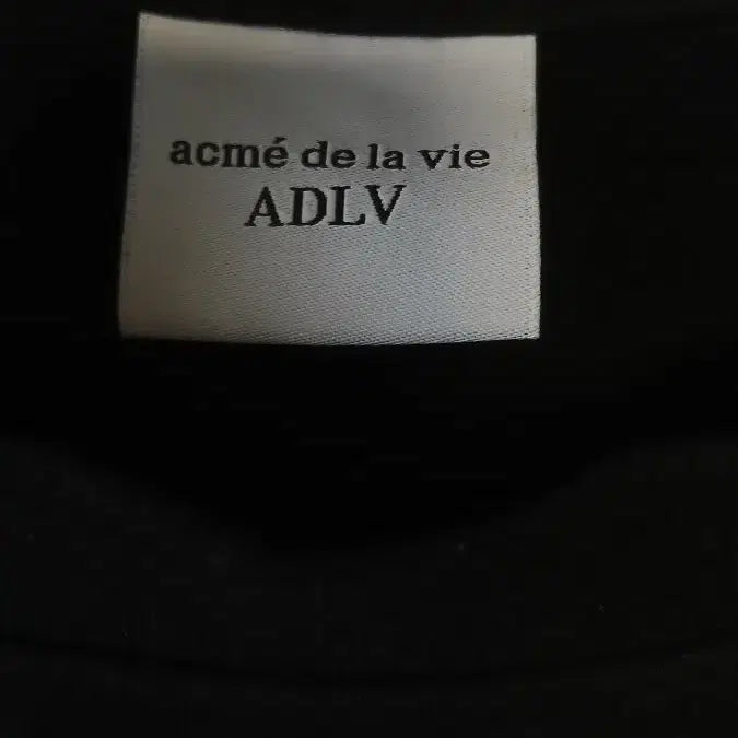 [BUNJANG] Acme de la Vie ADLV Black T-Shirt Size 1 / 아크메드라비 ADLV 블랙 반팔 티셔츠 1사이즈