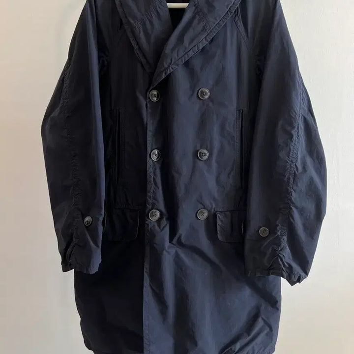 [BUNJANG] Comoli 15ss Mackinaw Coat Navy / [0] 15ss 코모리 맥키노 코트