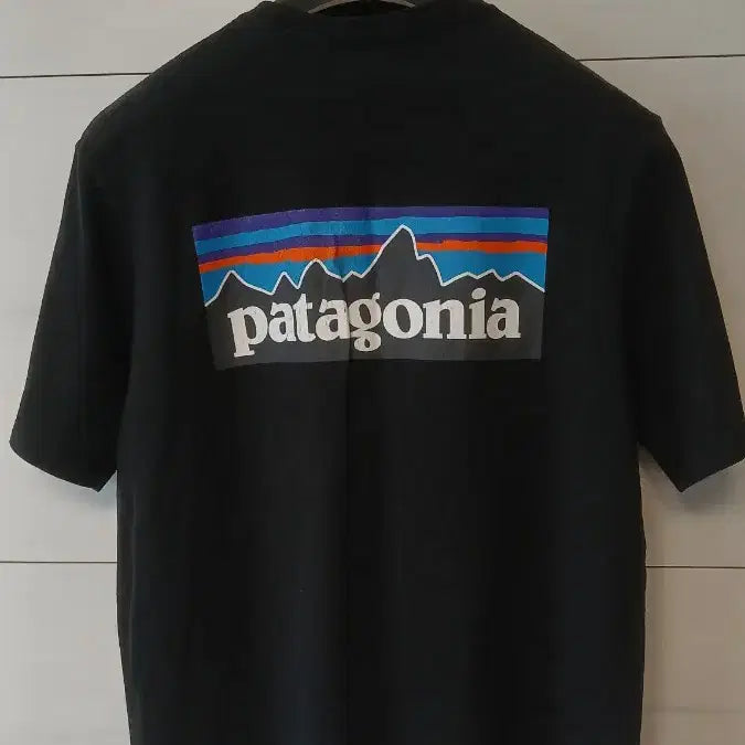 [BUNJANG] Patagonia Pocket T-shirt Black S Size / 파타고니아 포켓 반팔 티셔츠 블랙 s사이즈 사용감