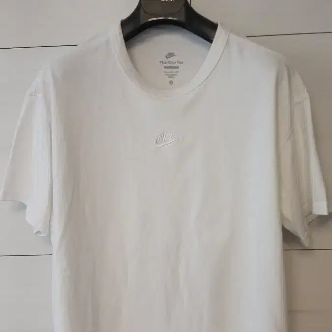[BUNJANG] Nike Max90 Basic Logo Short Sleeve T-Shirt White Size 110 / 나이키 흰색 반팔 티셔츠 110사이즈 맥스90기본 로고 도톰한면