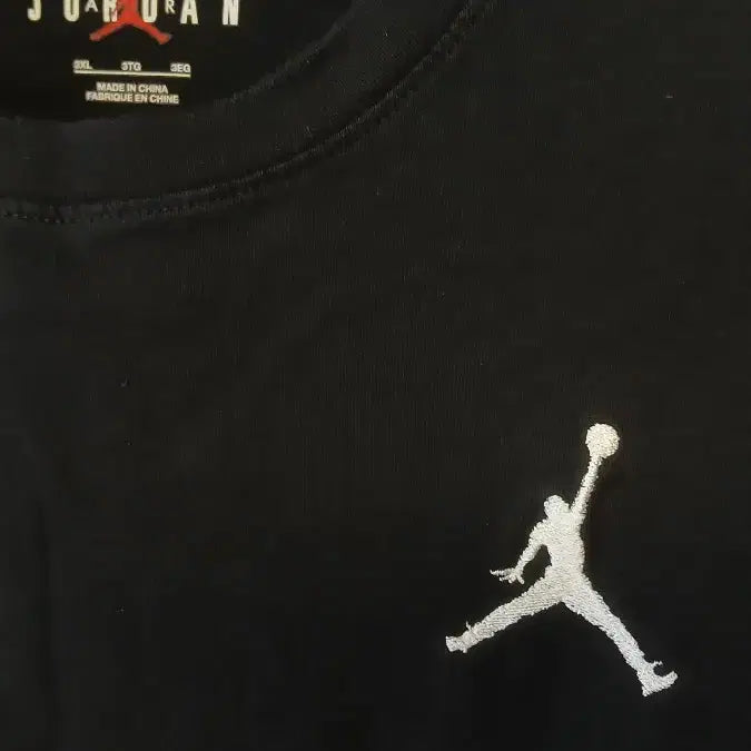 [BUNJANG] Nike Jordan Black T-Shirt Jumpman Logo / 나이키 조던 블랙 반팔 티셔츠 점프맨 로고 115사이즈 작게나옴